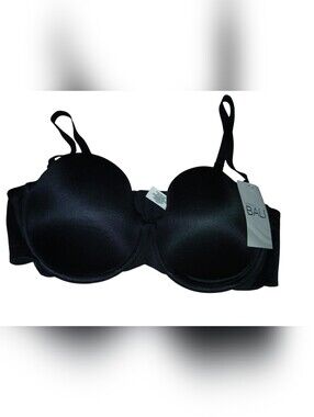 Bali Black Smooth Full Coverage Underwire Bra 40C